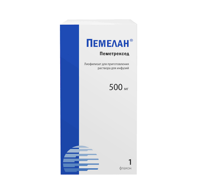 Пемелан лиоф д/р-ра д/инф 500мг №1
